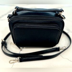 K Carroll Kelsey Mini Crossbody Bag, rfid Protected, Black NWOT
